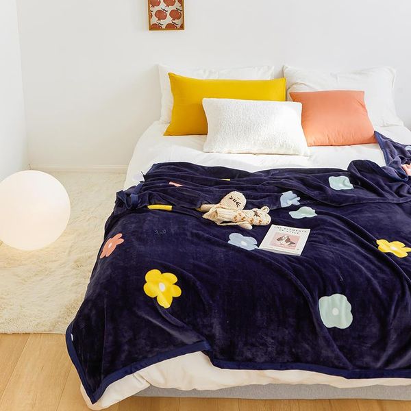

blankets flannel velvet throw blanket as bedspread/coverlet/bed cover premium for nap office warm fuzzy lightweight home decor