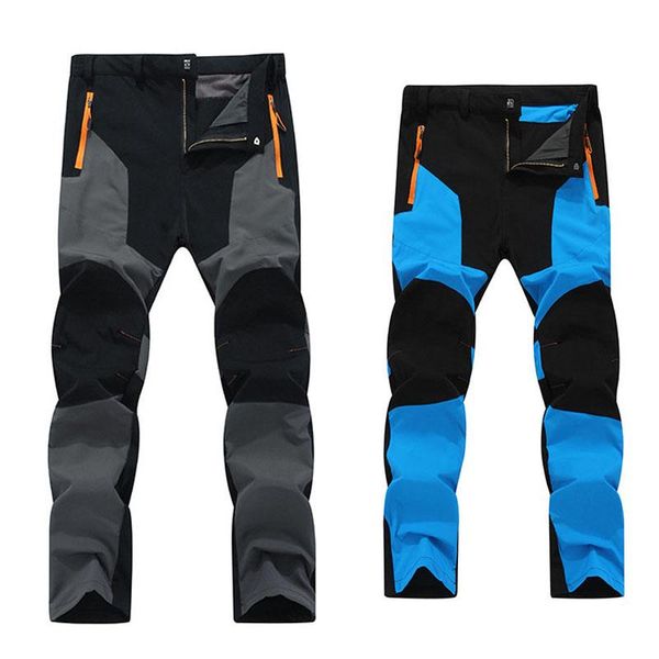 

men's pants litthing 2021 man winter fishing waterproof camping trekking outdoor hiking climbing skiing softshell trouser travel, Black
