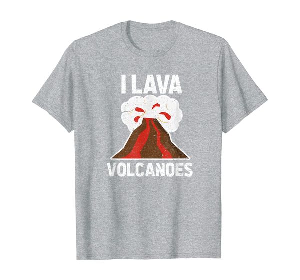 

i lava volcanoes tshirt | geologist volcano lover shirt t-shirt, White;black