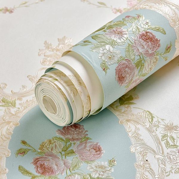

wallpapers 5x0.53m 3d three-dimensional thickened nonwoven wallpaper bedroom living room background wall decorated self-adhesive