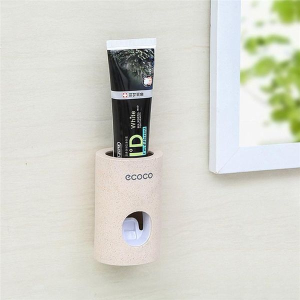 

bathroom storage & organization automatic auto squeezer wall mounted dust-proof toothpaste dispenser hands squeeze out holder for acces