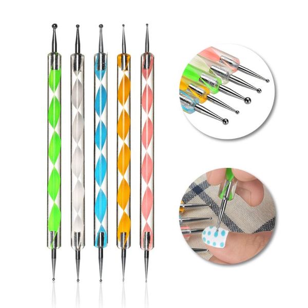 

nail art kits professional brush setnail pen sanding strip decoration rhinestones novice practice tool polish painting