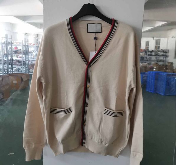 

2022 long sleeve sweater woman v-neck knit cradigan coats geometric lady t shirt sweater autumn trendy outdoor, White;black