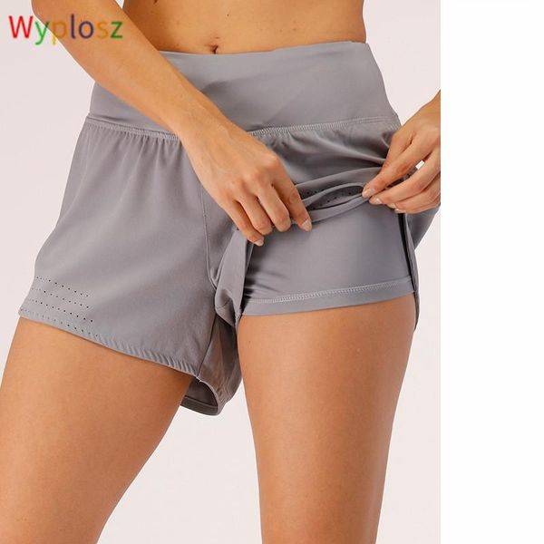 

wyplosz hight wist tights short drawstring pocket yoga workout gym leggings booty sports running gym shorts skims women ladies, White;red