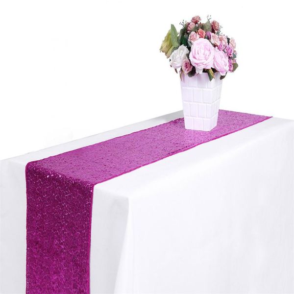 

table runner sequin wedding party tablecloth for home rectangular shiny decor 1 pc 120cm * 30cm
