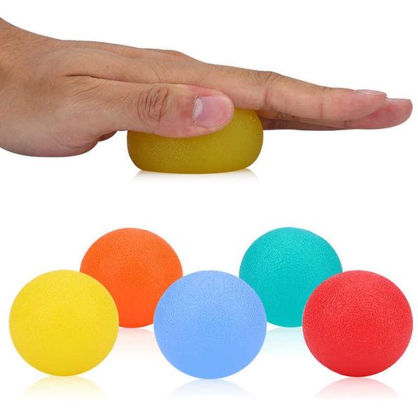 

fitness silicone massage therapy grip ball 53mm hand finger exerciser muscle relax recovery gripper pain relief fascia ball