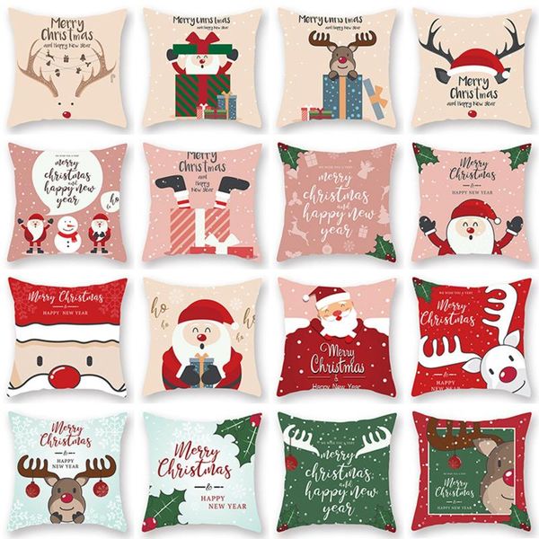 

cushion/decorative pillow 45*45 christmas cushion cover decorations for home throw pillows sofa decor pillowcase