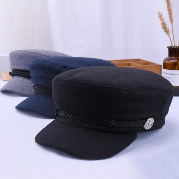 

stingy brim hats women gatsby cap sailor gorras caps female fedora berets tour sunscreen panama driving hat, Blue;gray