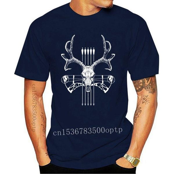 

men's t-shirts deer hunting 2 sides tee t-shirtprint t shirt men, White;black