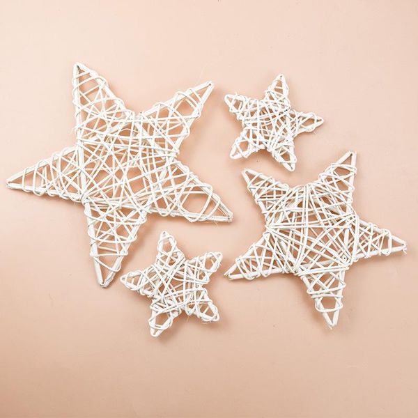 

decorative flowers & wreaths 10/15/20cm rattan star frame artificial christmas decoration for home diy handmade door hanging wedding wall