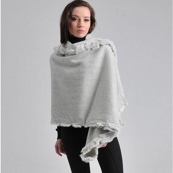 

scarves 180*70cm cashmere pashmina fur ladies winter scarf blanket shawl thick warm long wraps, Blue;gray
