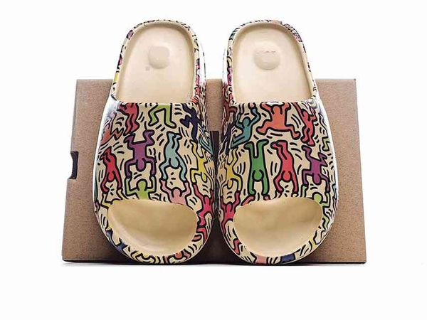

fashion brand slippers for men super great quality indoor outdoor basketball football soccer sneakers sports sandal leisure women gift birth, Black