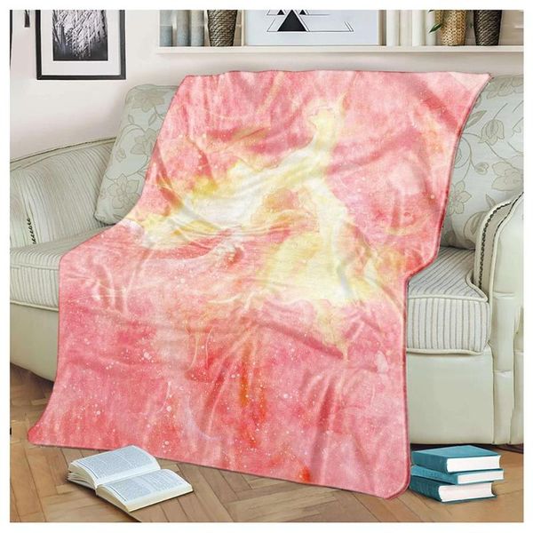 

blankets colorful galaxy sky flannel throw double-sided fleece blanket