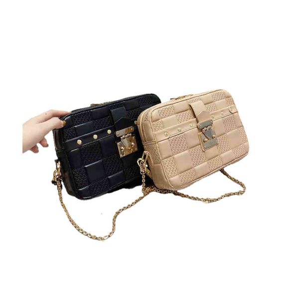 

designer purses handbags women shoulder bags for soft sheepskin 26x17cm genuine leather handbag with brand chessboard wallet crossbody tote