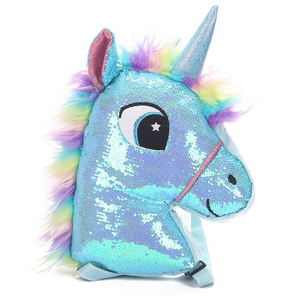 

2021 new meninas unicrnio lantejoulas mochila novo estilo para kinder jardim berrio escola primria estudante aniversrio bonito presente gfke