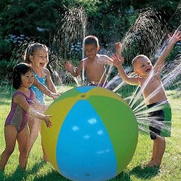 

inflatable floats & tubes water spray ball sprinkler splash kids beach outdoor summer toy selling baby balloons