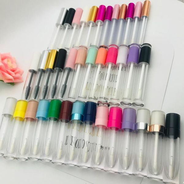 

storage bottles & jars 2.5ml/5ml/7ml/10ml empty lip gloss tubes,pink,white diy plastic lipgloss tube,lip glaze bottle beauty cosmetic packin
