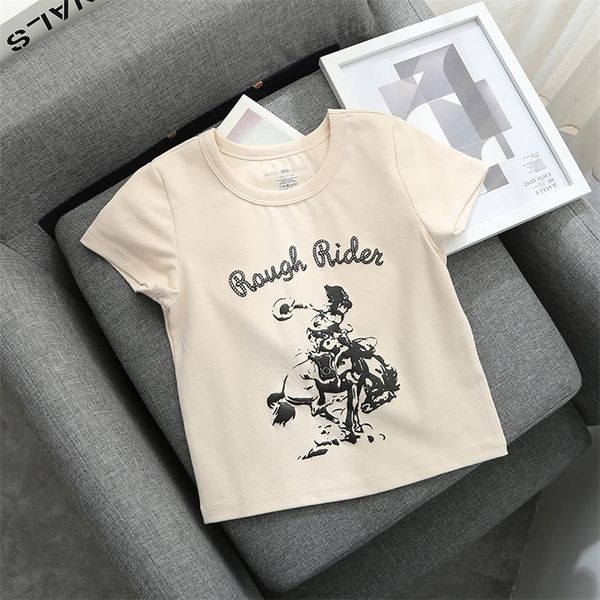 

slim girls casual cotton tshirts summer fashion ladies soft bomb streetwear female chic women cute 210316, White