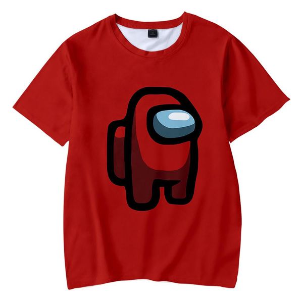 

new among us kids t-shirt 3d printing trend casual children's short sleeve t-shirt for boys and girls kids clothes women's t-shirt, White