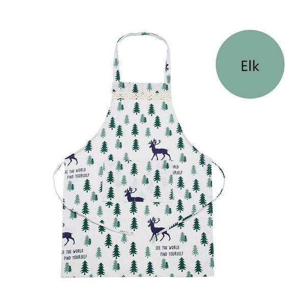 

aprons kitchen cotton and linen apron waterproof oil-proof anti-fouling cooking baking restaurant