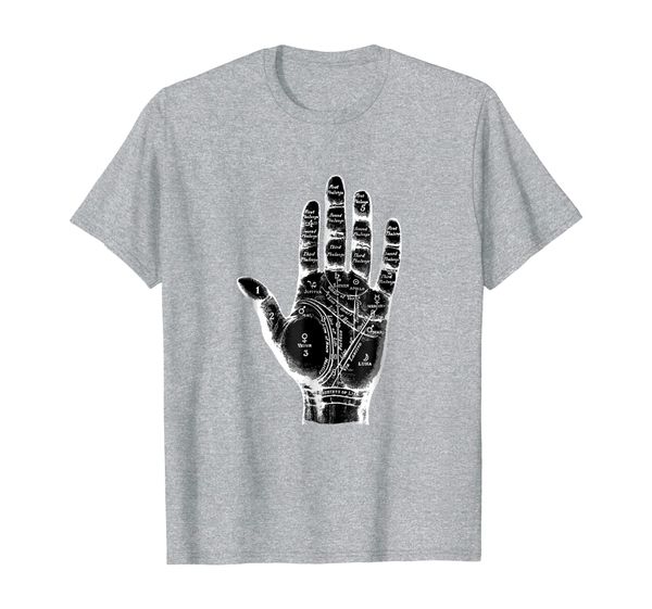 

Palm Reading T-Shirt Vintage Hand Reading Palmistry Shirt, Mainly pictures