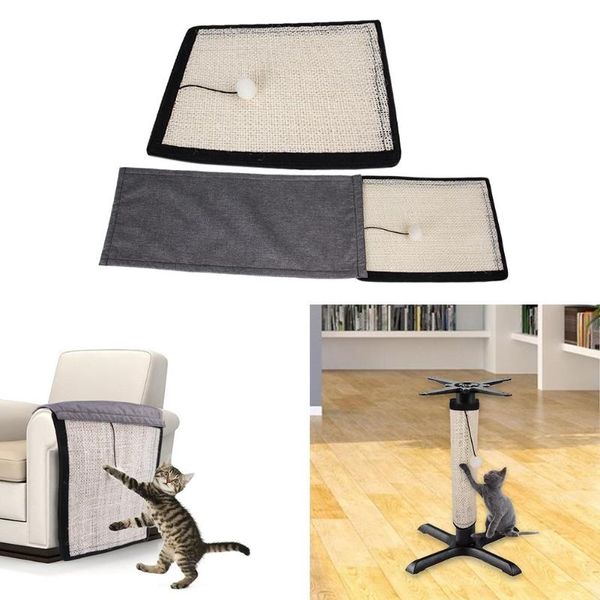 

cat beds & furniture sisal scratcher board scratching post mat natural high tensile strength wear-resisting toy protecting cover pad