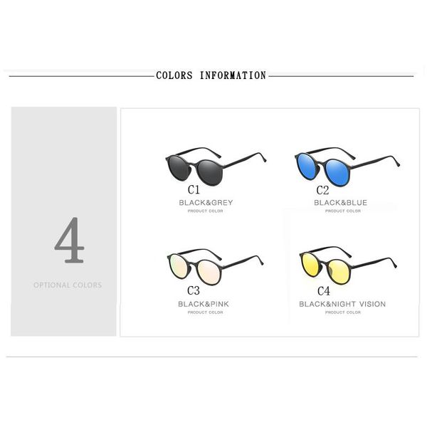 

vintage women sunglasses uv4001 fashion cnbgc sun driving designer glasses round glasses polarized men goggle brand round thoab, White;black