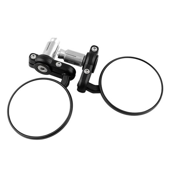 

motorcycle mirrors cnc aluminum rotate round 7/8 inch handle bar end side rearview for f-
