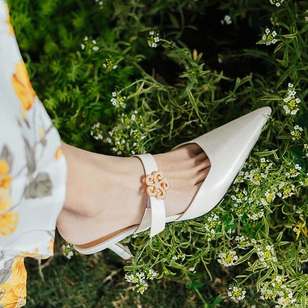 

dovereiss fashion women's shoes summer new white consice elegant mules 7cm stilettos heels slippers 35-41, Black