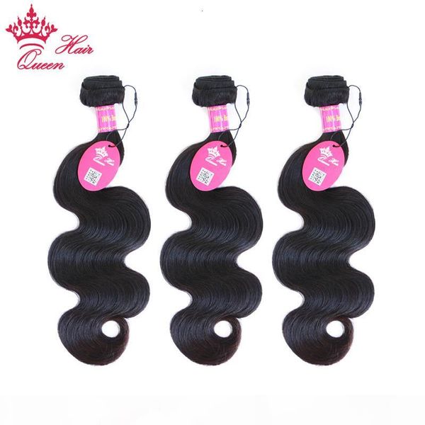 

queen hair 100% unprocessed brazilian virgin hair weave body wave dhl ing, Black