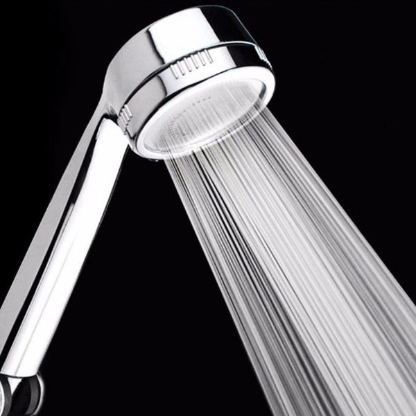 

bathroom shower heads handheld nozzle high pressure spa water skin care(silver)