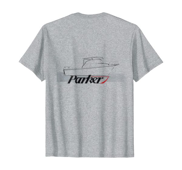 

parker walk around printed on back, White;black