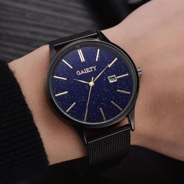 

wristwatches gaiety brand simple me's watch date display quartz wrsitwatch men clock business watches 2021 montre homme reloj hombre, Slivery;brown