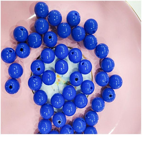 

diy bracelet necklace candy color acrylic solid color beads hand-beaded straight hole decoration accessories 6m jllzes