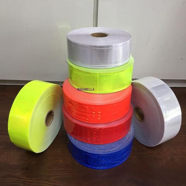 

working light 5cm*5m pvc reflective warning tape road traffic clothing bag shoes strips furniture wall decorative film