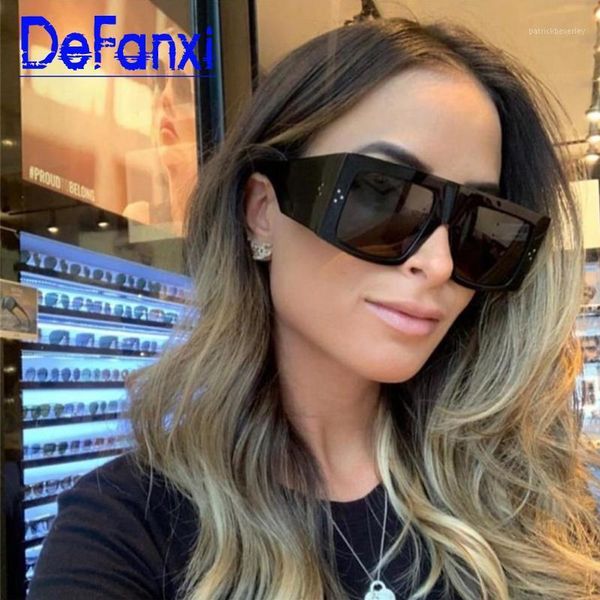 

vintage trend oversize square sunglasses black leopard big frame sun glasses female shades uv400, White;black