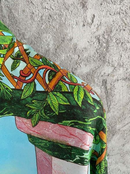 

men's casual shirts w1060 fashion 2021 runway luxury european design party style clothing, White;black