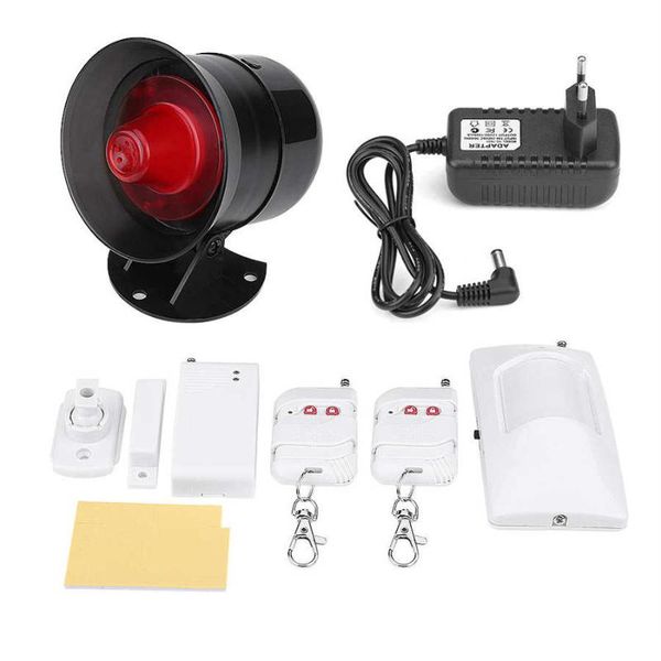 

smart home control wireless burglar security alarm siren system with pir detector door sensor