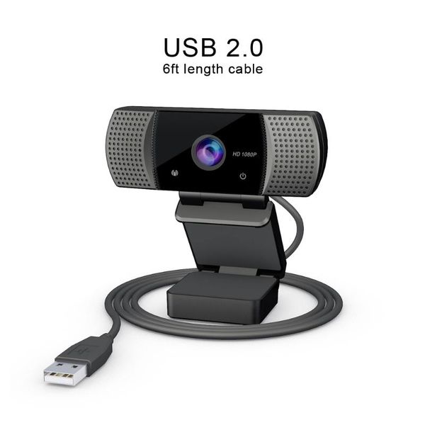 Full HD 1080p Wide Angle USB Webcam 2.0 Drive com Laptop da Web Cam Mic Web Cam Online Teching Conference Vídeo ao vivo