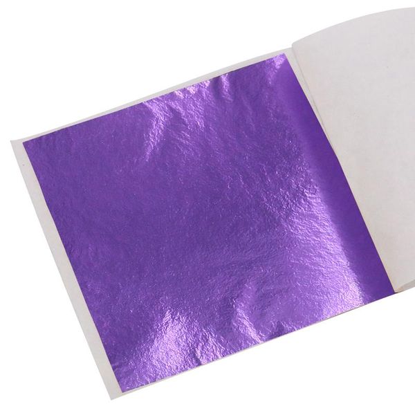 

other arts and crafts 8x8.5cm purple taiwan gold foil leaf alloy gilding colorful sheets paste furniture lines walls craft
