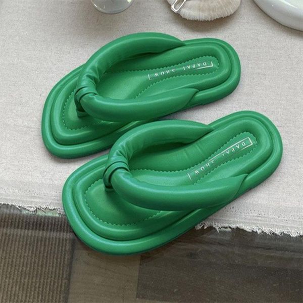 

slippers 2021 summer women's shoes open toe flip flops flat sandals fashion outdoor beach for women, Black