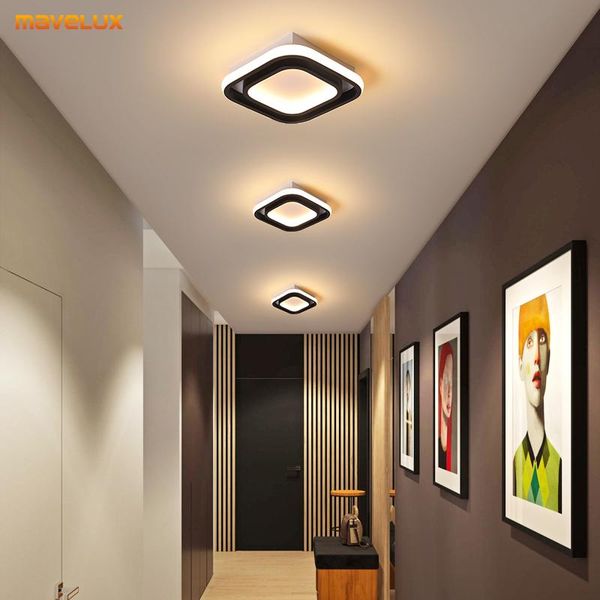 

ceiling lights gray/black led for aisle bedroom corridor gallery kitchen hall stairway living room foyer indoor simple fixtures