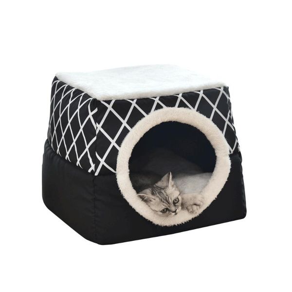 

cat beds & furniture winter warm pets mat sleeping house accessories mascotas soft nest kennel bed pet for cats dogs cama gato