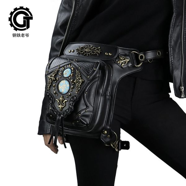 

pockets custom made bag women's 2021 halloween steampunk one shoulder