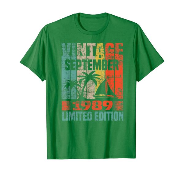 

vintage september 1989 shirt 30 year old being awesome shirt, White;black