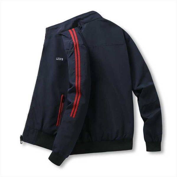 

men's jackets zip up mens bomber jacket 2021 autumn baseball hip hop streetwear coats brand casual men windbreaker double-sided wear, Black;brown