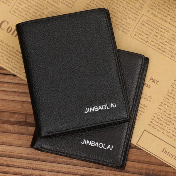 

wallets manufacturers direct selling men driving license thin genuine leather traveling id card bag jia zhao mini wallet, Red;black