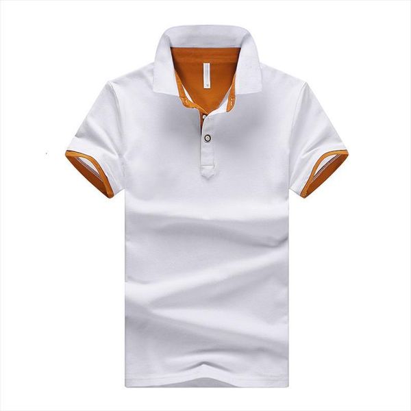 

shirts summer fashion short slim mens polo fit business casual male 2 pieces 3, White;black