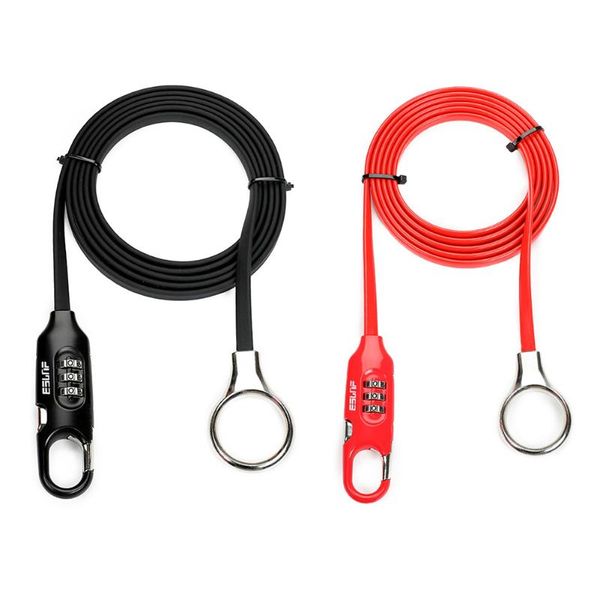 

bike locks lock 3 digit code combination bicycle security accessories equipment mtb cycling anti-theft tools