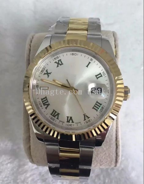 

original box luxury watches bp 116333 arabic asia 2813 mechanical automatic 41mm 316l steel sapphire luminous fashion wristwatches, Slivery;brown